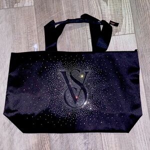 Victoria's Secret Black Sparkle Tote